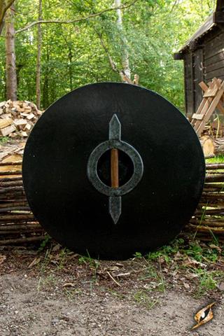 Escudo Viking Dragon – Madera – 80 cm – Mortis Draco