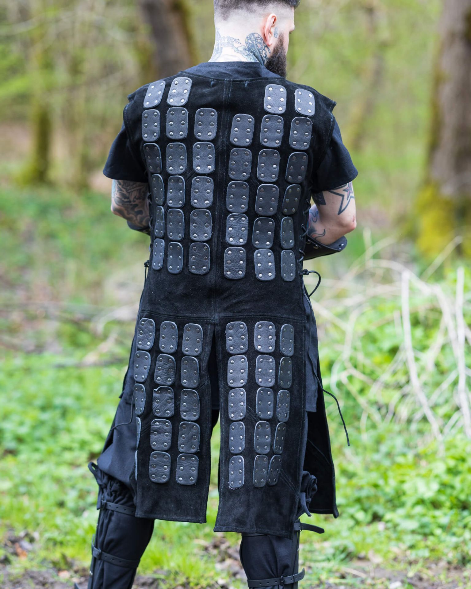 Armadura de Cuero Osric - Negro - Imagen 5