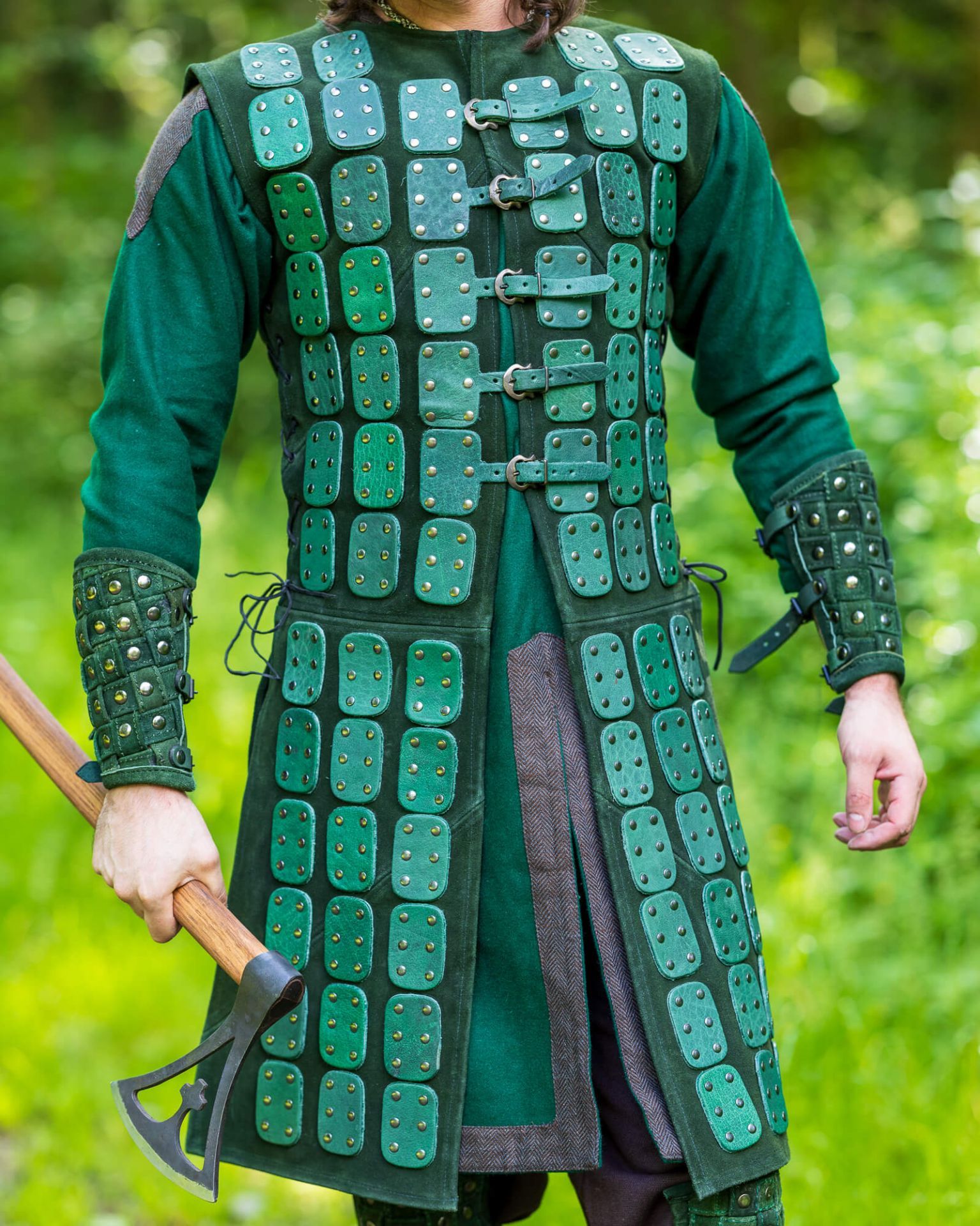 Armadura de Cuero Osric - Verde