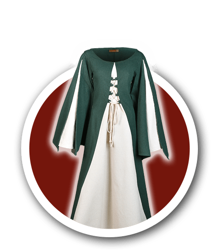 Vestido Medieval Dama Descatalogado- Talla S – Mortis Draco