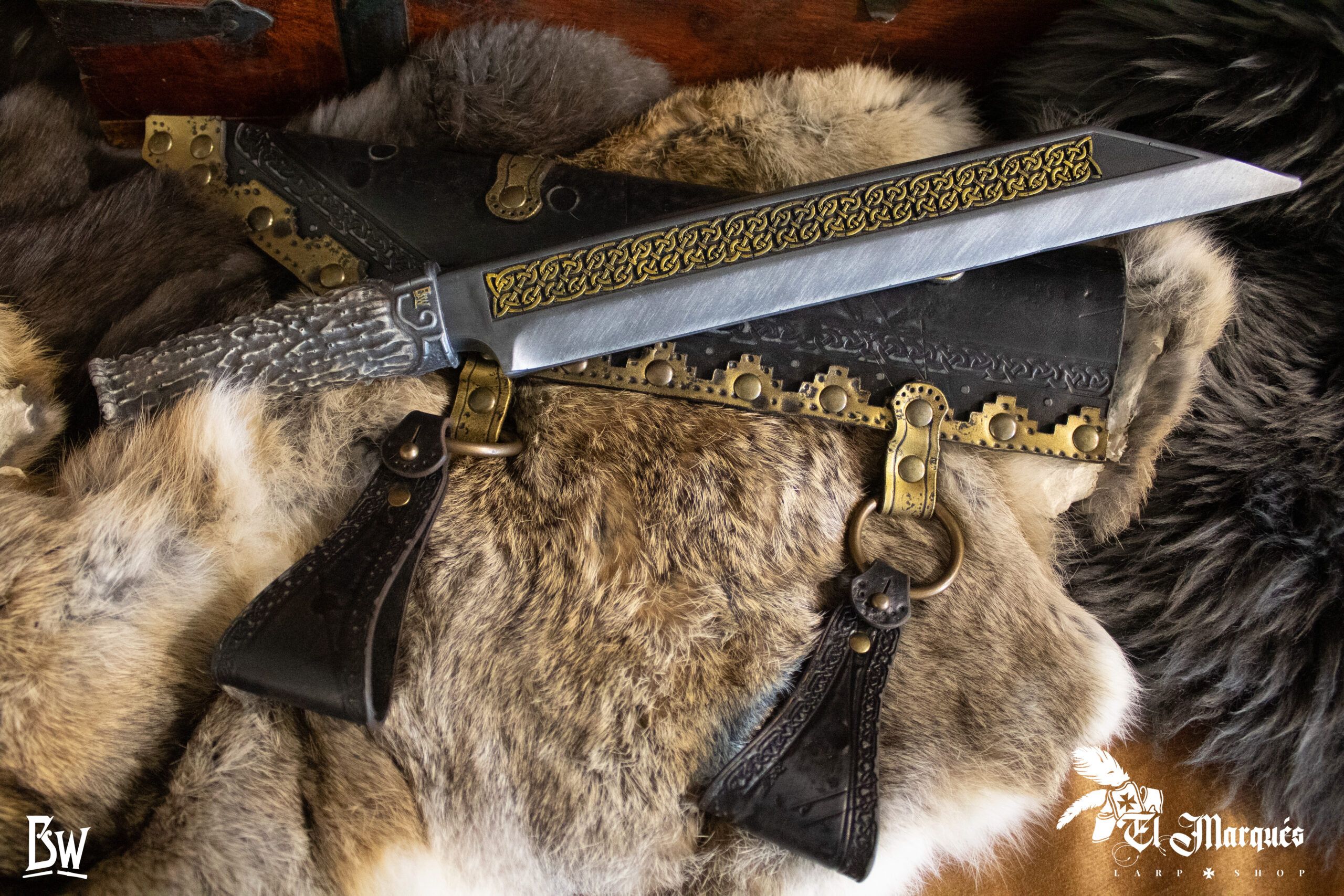 Seax Broken- Hueso - 40cm - Imagen 3