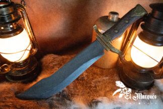 Cuchillo de caza Bowie - Madera