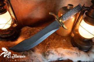 Cuchillo de caza Bowie - Hueso