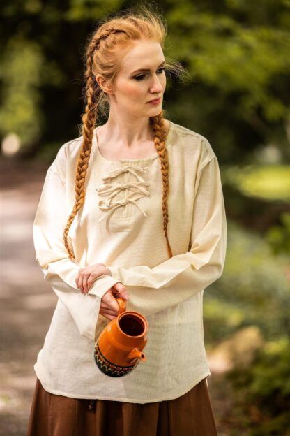Blusa medieval "Tilda" - Natural