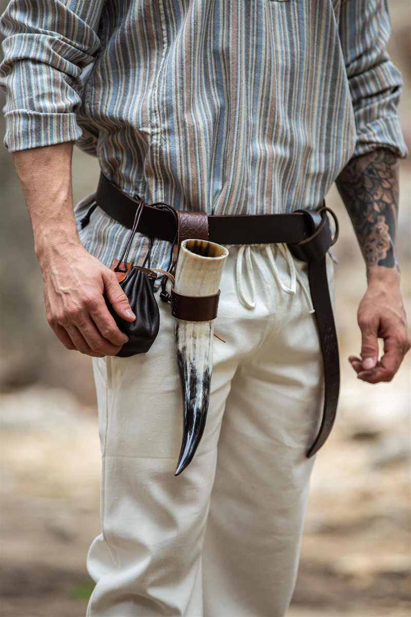 Porta cuerno Relieve celta LC - Marrón - Imagen 2