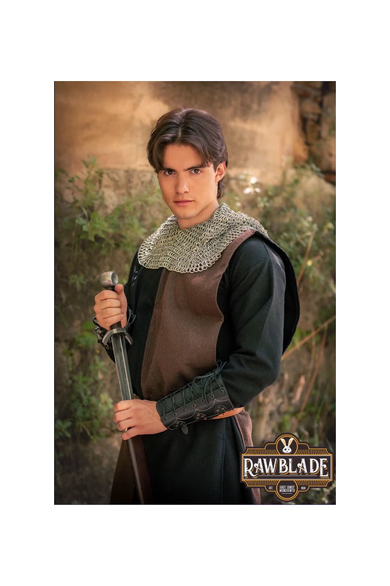 Tabardo rústico Lawrence -Marrón/Negro