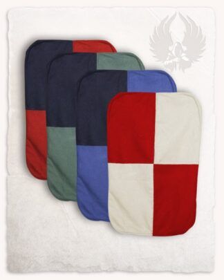 Cubre Escudos Berengar Ajedrezado - Azul/Negro