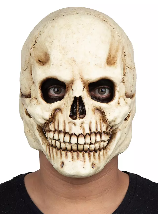 Máscara de calavera de terror hecha de látex - Imagen 7