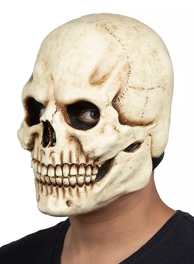 Máscara de calavera de terror hecha de látex - Imagen 5