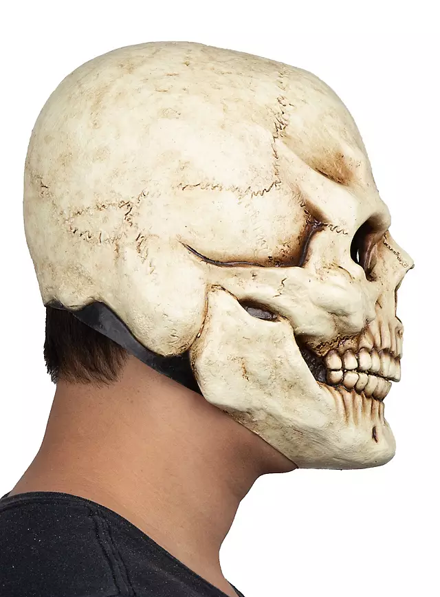 Máscara de calavera de terror hecha de látex - Imagen 4