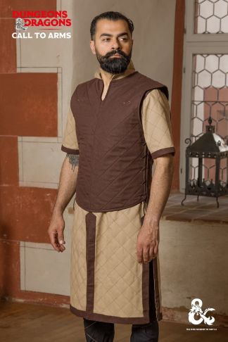 Chaleco marrón de luchador Dungeons & Dragons