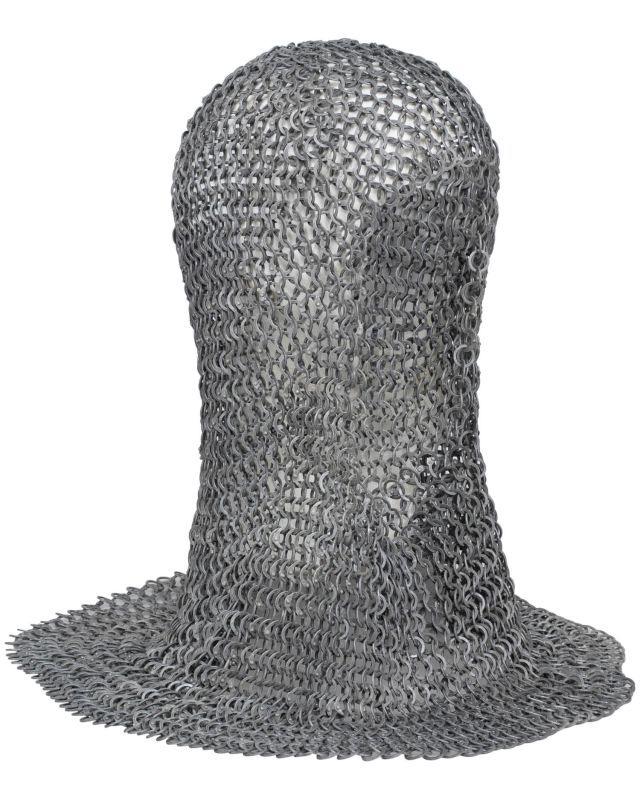 Cofia de malla de aluminio con anilla plana remachada y sólida - Imagen 2