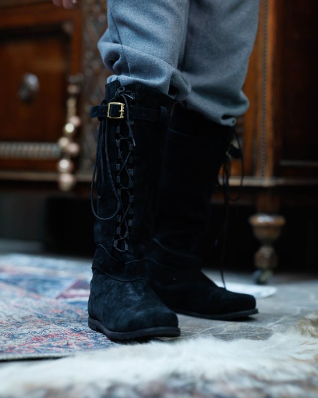 Botas de ante Taras - Negro - Imagen 2