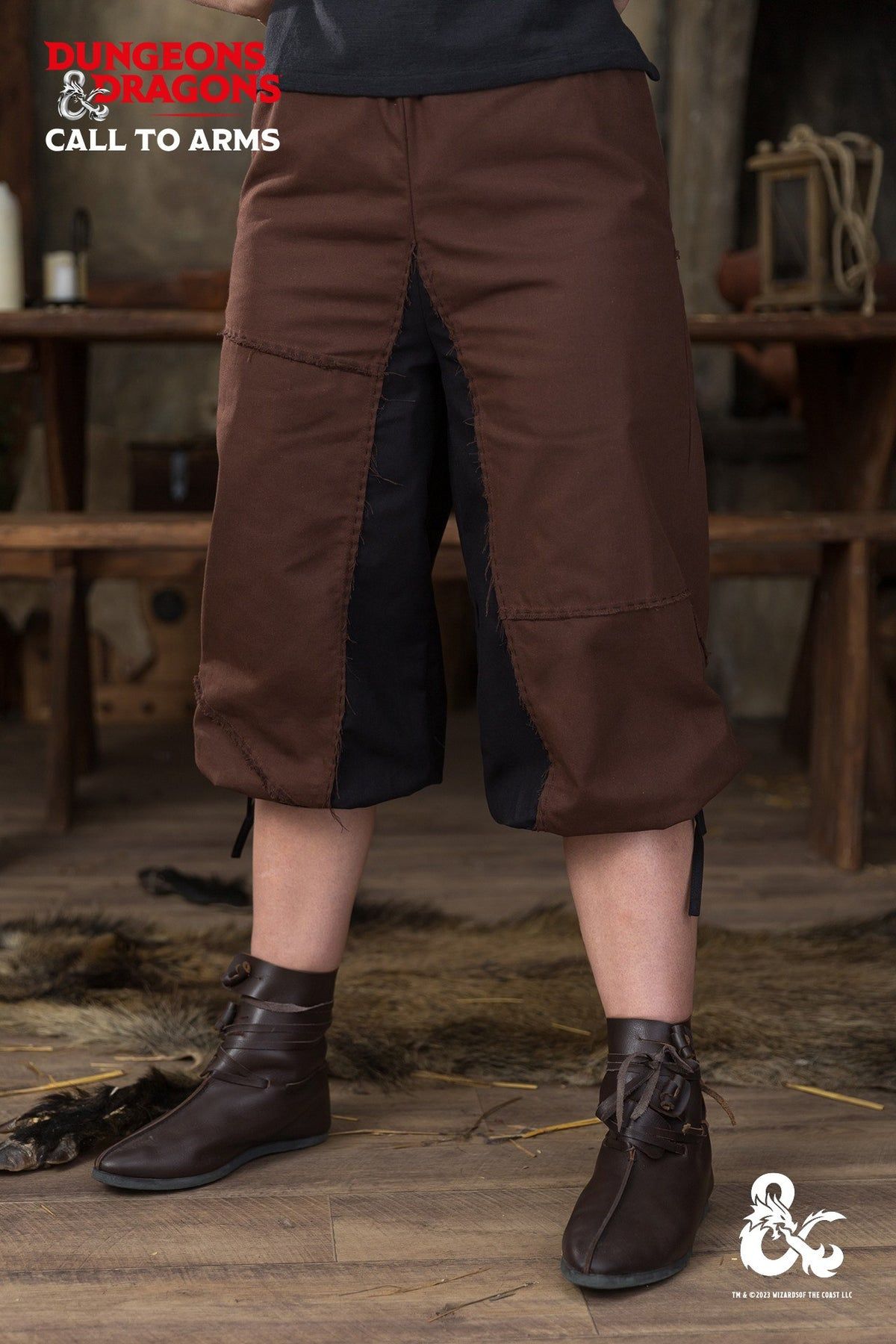 Pantalones Barbarian Dungeons & Dragons - Marrón/Negro