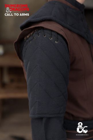 Mangas de gambesón Ranger D&D - Negro