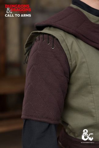 Mangas de gambesón Ranger D&D - Marrón