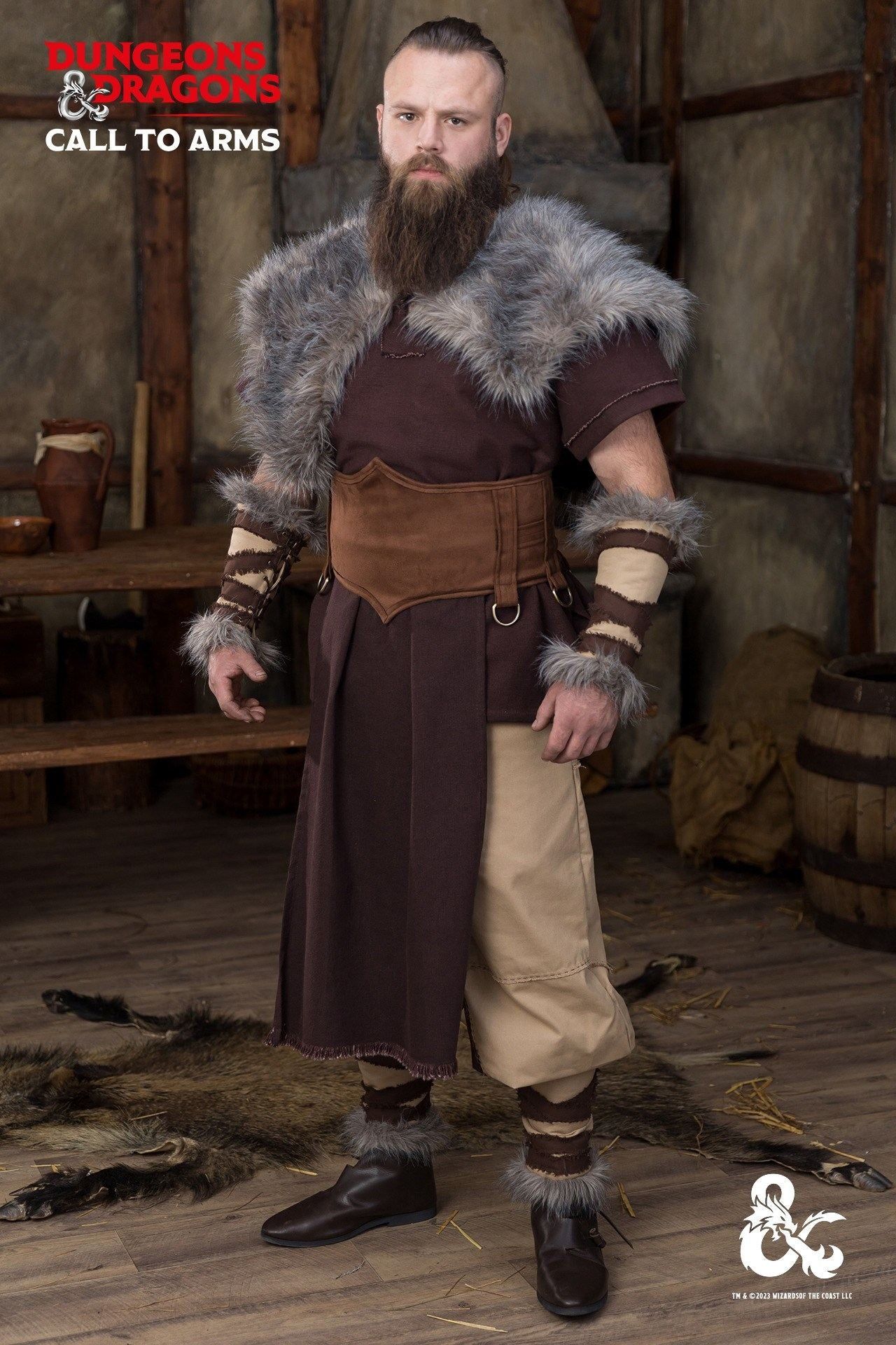 Pelerine Barbarian Dungeons & Dragons - Imagen 2