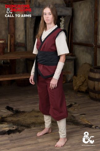 Pantalones Monje Dungeons & Dragons - Burdeos