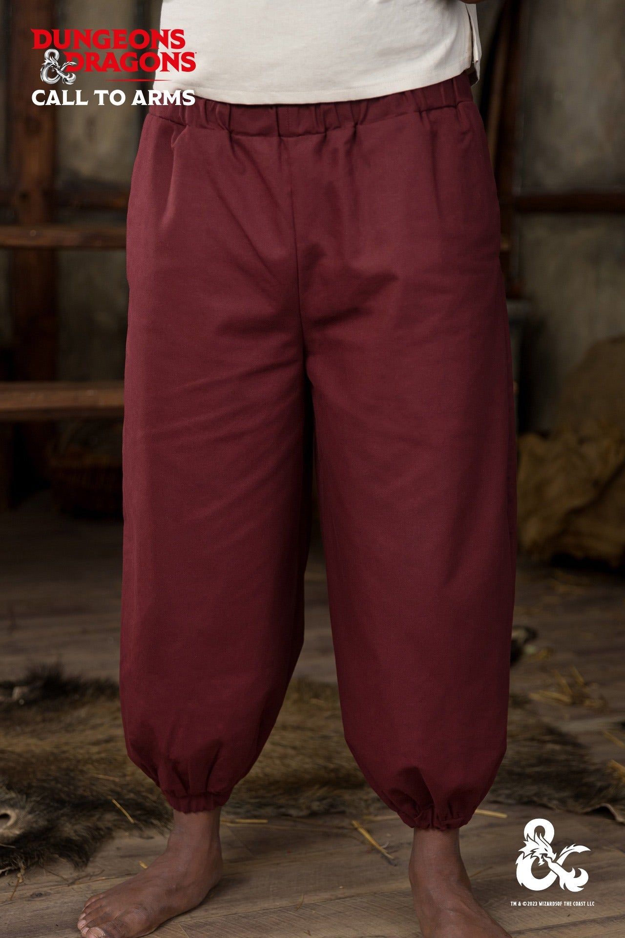 Pantalones Monje Dungeons & Dragons - Burdeos - Imagen 7
