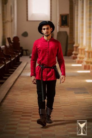 Chaqueta Cotehardie Rodrigo - Rojo